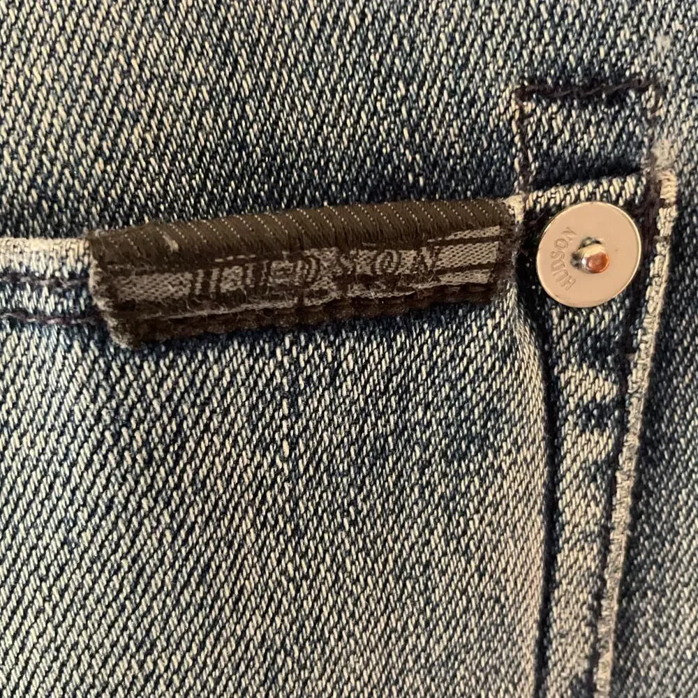HUDSON Byron Straight Leg Jeans Men’s Size 31 Blue Medium Wash Made in Mexico